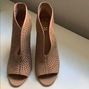 Vince Camuto open toe booties